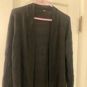 Talbot's Pointelle Stitch Open Cardigan